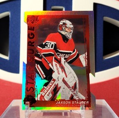 Jaxson Stauber 2023-24 - Star Surge Red Die-Cut Upper Deck Serie 1